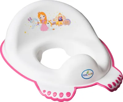 Ulese tualeti per femije Tega Baby Princess, kunderrreshqitese, e bardhe - 1