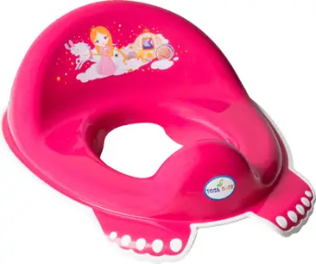 Ulese tualeti për fëmijë Tega Baby Princess, kundër rrëshqitjes, ergonomike, rozë