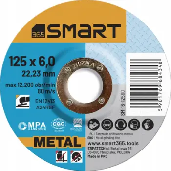 Disk bluarës për metal Smart365 125x6.0 mm, 1 copë