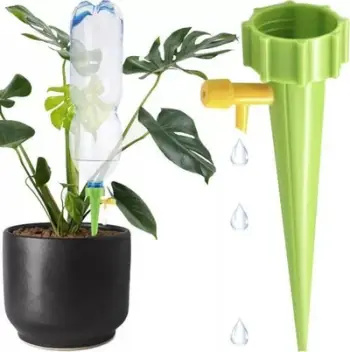Ujitës automatik për vazo lulesh Flower Pot Waterer 23486, për shishe 1.5L, plastikë, transparent