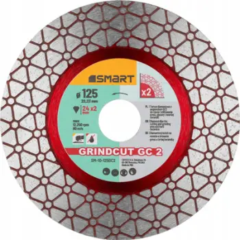 Disk diamanti për prerje dhe bluarje SMART SM-10-125GC2, 125mm, për porcelan dhe gur, gri