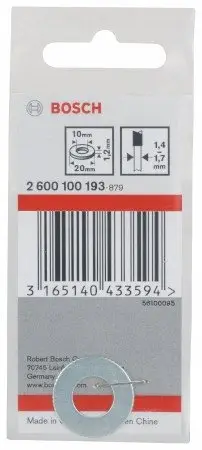 Unazë reduktuese Bosch PRO, për sharrë rrethore 1.4mm në 1.7mm, metalike
