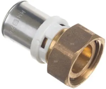 Unioni drejt QIK, bronz, 3/4" x 26 mm, press-fitting