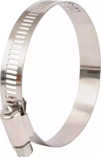 Set kapëse metalike Neo WORM GEAR CLAMP 37-032, 70-90mm, 10 copë, argjend