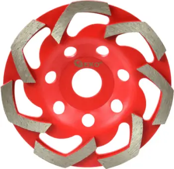 Disk diamanti për beton GEKO RED 125mm, trashësi 5mm, i kuq