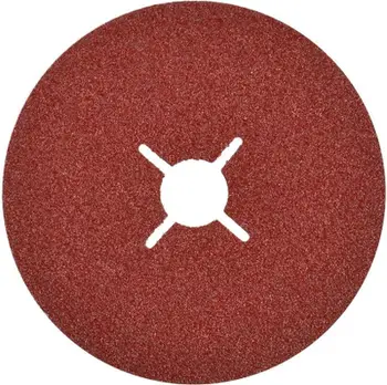 Disk fibër Alumina Oxide, 125mm, granulim 40, me prerje kryq