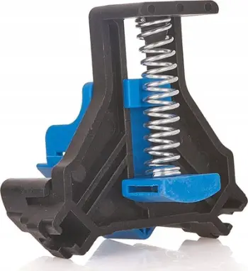 Set kapësesh këndore Zeko 90°, 4 copë, plastikë, të kuqe