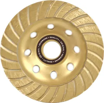 Disk gërryes me diamant GEKO TURBO, 125mm, vrima 22.23mm