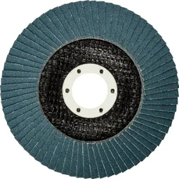 Disk flap Graphite 115 x 22.2mm, K120, zirconium