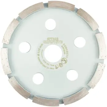 Disk gërryes diamant Graphite, 125mm, 1 segment, për bluarje në të thatë