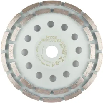 Disk gërryes diamanti Graphite, 180mm, 2 segmente, për bluarje të thatë