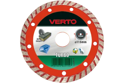 Disk diamanti Verto 61H2T9, 230mm, turbo, gri - 1
