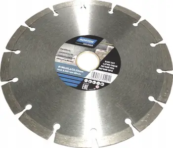 Disk diamanti Norton Universal 70184601272, 180mm, vrimë 25.4/22.23mm, gri