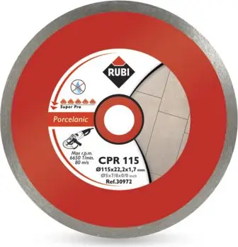 Disk diamanti Rubi CPR SUPERPRO, për porcelan dhe gur, profesional