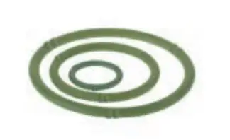 Unazë vulosëse KAN-therm O-RING 22, FPM Viton, për çelik presim, jeshile