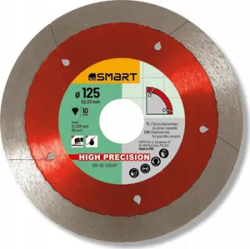 Disk diamanti Smart SM-10-125HP, 125mm, prerje precize, i argjendtë