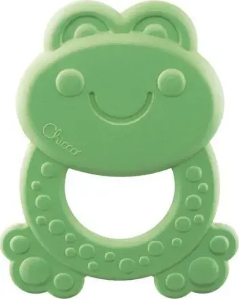 Unazë kafshimi Chicco 00010491000000 Teething Frog, për bebe, me ngjyra
