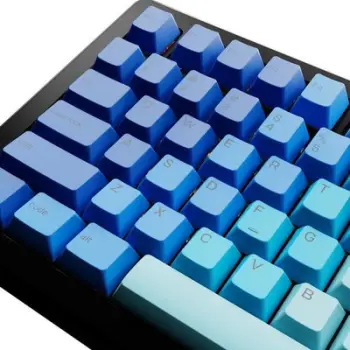 Set keycaps Glorious GPBT Gradient Ocean V2, 131 taste, PBT, shumëngjyrësh