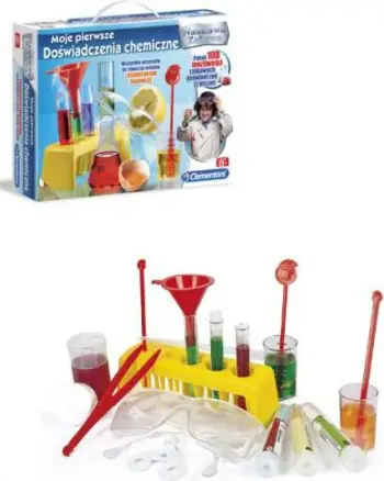 Set kimik edukativ Clementoni Scientific Fun My First Chemical Experiments, mbi 200 eksperimente, për fëmijë