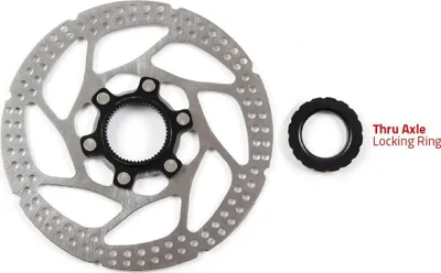 Disk frenash biçiklete Clarks, 180mm, çelik, argjendtë - 1