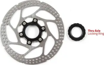 Disk frenash biçiklete Clarks, 180mm, çelik, argjendtë