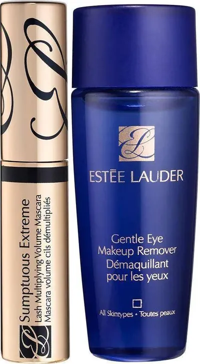 Set kozmetik Estee Lauder Gentle Eye Makeup Remover 30ml, Sumptuous Extreme Mascara 2.8ml - 1