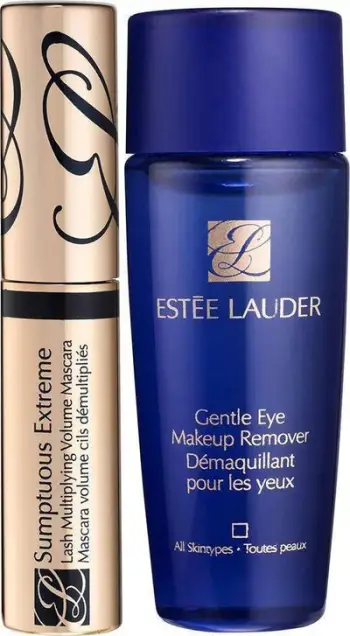 Set kozmetik Estee Lauder Gentle Eye Makeup Remover 30ml, Sumptuous Extreme Mascara 2.8ml