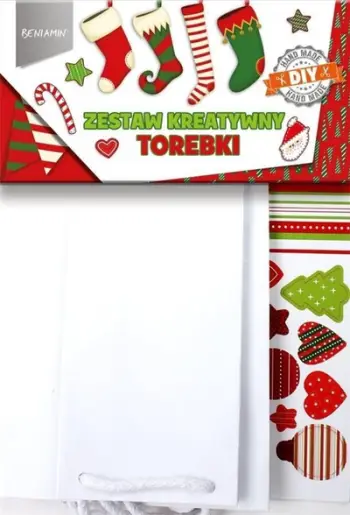Set kreativ Beniamin DIY Creation Bag, 2 çanta me litar, për dekorim, multingjyrësh