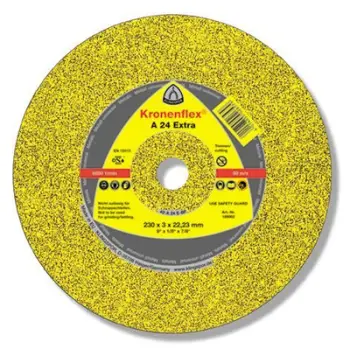 Disk KLINGSPOR konveks për prerjen çelikut 125x6x22mm A24 Extra 45458A
