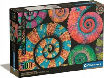 Set kreativ për fëmijë Clementoni Colorboom Curly Tails, 500 pjesë, shumëngjyrësh