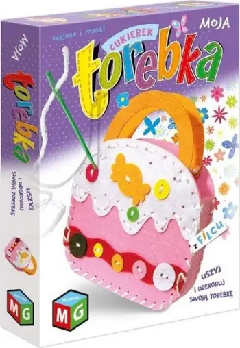 Set kreativ për çantë Multigra Candy Handbag, filtër, me aksesorë dekorativë, shumëngjyrësh