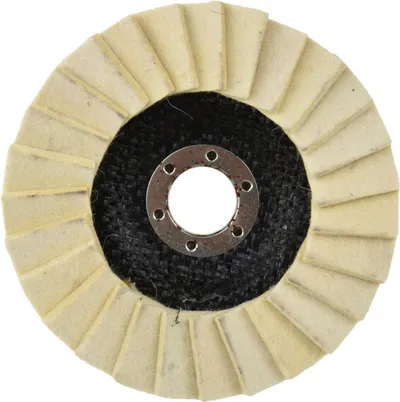 Disk lustruese prej fleti, 125mm, i bardhë - 3