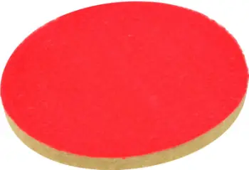Disk lustërimi GEKO, 125 mm, sistem ngjitës me grep dhe rreth, i bardhë