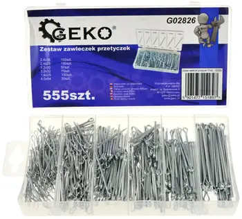 Set kunjash të çara GEKO, 555 copë, shumëpërmasor