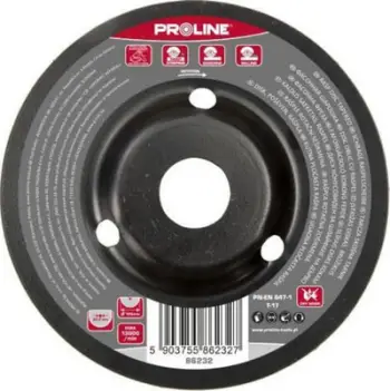 Disk gërryes Proline Profix, 125 mm, i zi