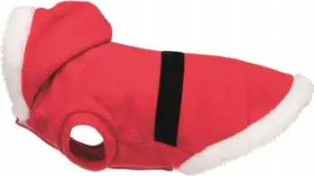 Pallto festash për qen Trixie Xmas Santa, M 45 cm, e kuqe