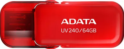 USB Adata UV240, 64GB, USB 2.0, i kuq - 1