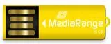 USB Nano MediaRange MR976, 16GB, me kapëse letre, e verdhë - 2