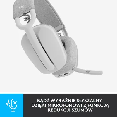 Set kufje dhe kamera Logitech Zone Vibe 100 C270, Bluetooth, HD 720p, gri - 4
