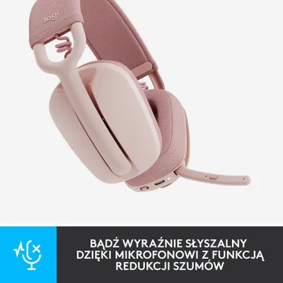 Set kufje dhe kamera web Logitech Zone Vibe 100 + C270, Bluetooth, HD 720p, gri - 4