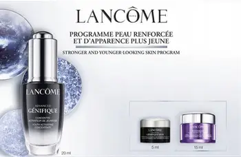 Set kujdesi për fytyrë Lancôme Advanced Génifique Starter Kit, serum 20ml, krem sysh 5ml, krem fytyre 5ml