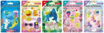 Gomë shumëngjyrëshe Beniamin Mix Erasers, për fshirje të pastër, për fëmijë