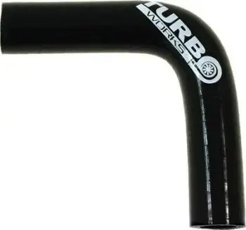 Gomë silikoni TurboWorks G Elbow 90°, 32mm, e zezë