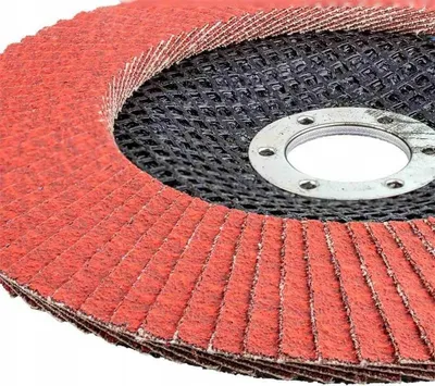 Disk lamelar bluarës ROCKFORCE 150x22.2, P80, për metal dhe dru - 3