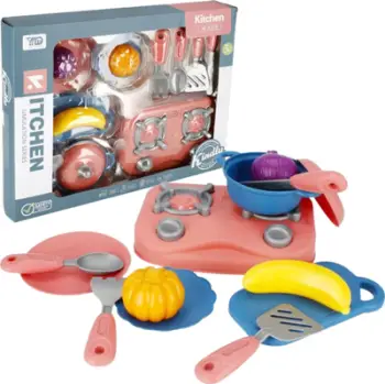 Set kuzhine lodër MEGA CREATIVE 498929, me sobë, për fëmijë, shumëngjyrësh