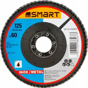 Disk lamelar SMART365 SM-19-125060S, P60, 125mm, set 5 copë