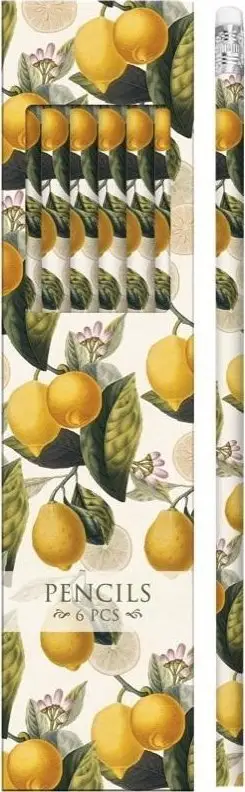 Set lapsa dekorativë Skona Ting Lemons, 6 copë, motiv limoni, shumëngjyrësh