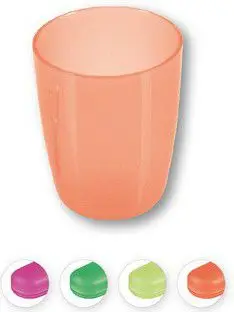 Gotë banjoje Top Choice Toilet Cup 88087, plastike, e portokalltë