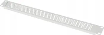 Panel blindues rack Lanberg 19", 1U, rrjetë, gri
