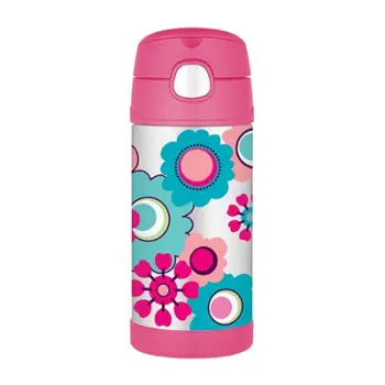 Gotë termike Thermos FUNtainer, dizajn me lule 335 ml